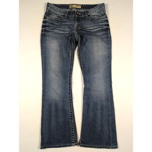 BKE Sabrina Women’s Jeans Size 29 Blue Stretch Bootcut Denim Light Wash Western